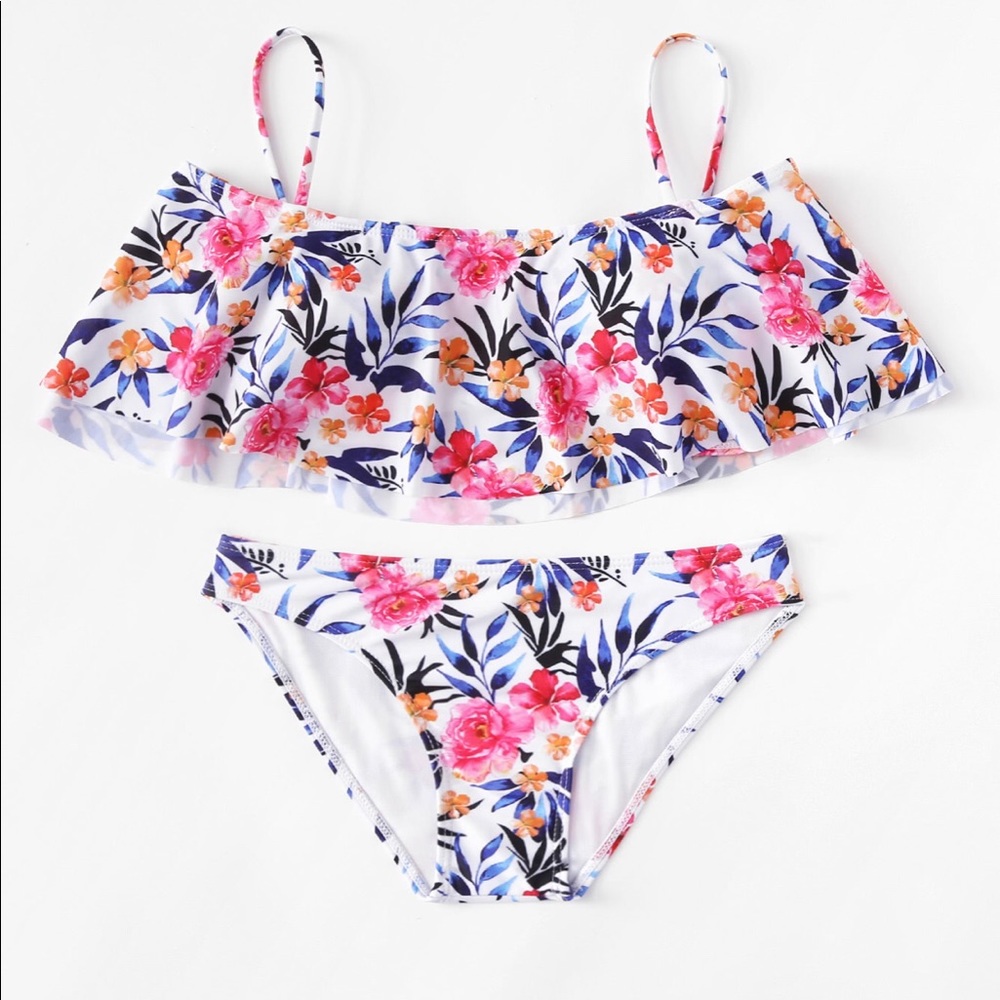 Calico Bikini Top👙🌸